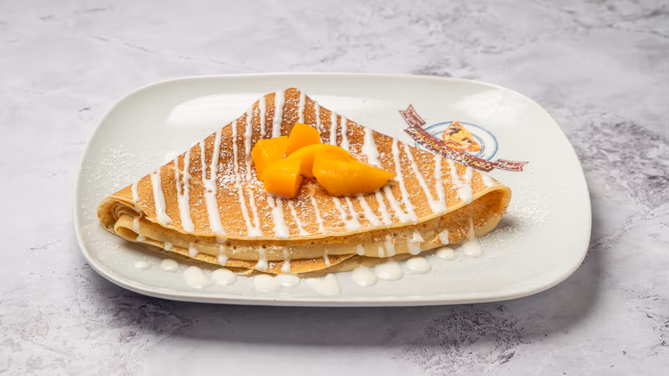 Túrós-Barackos Óriáspalacsinta